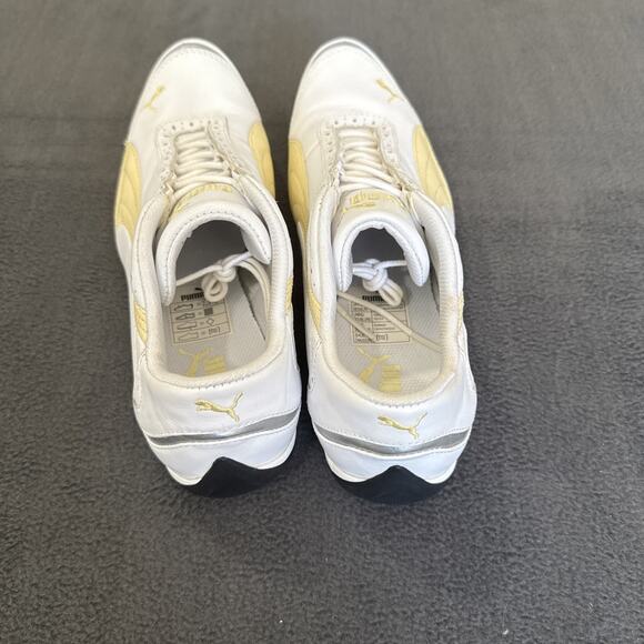 WOMEN'S Puma Speed Princess White Leather Sportlifestyle Sneakers US 8 - Picture 4 of 9